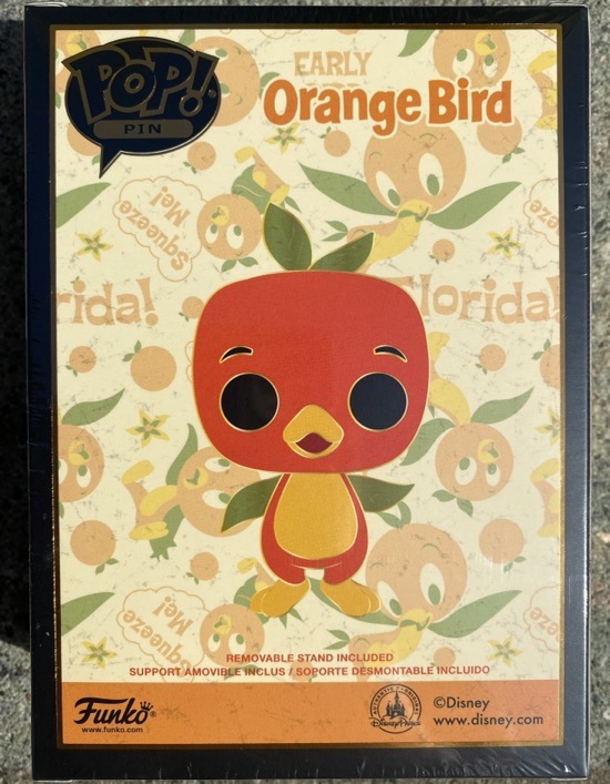 Orange Bird Funko Pop Disney Pin Box