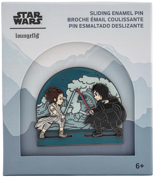 Star Wars Rey and Kylo Ren Limited Edition Loungefly Pin