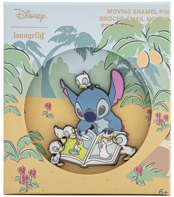 Stitch with Ducklings Limited Edition Loungefly Pin