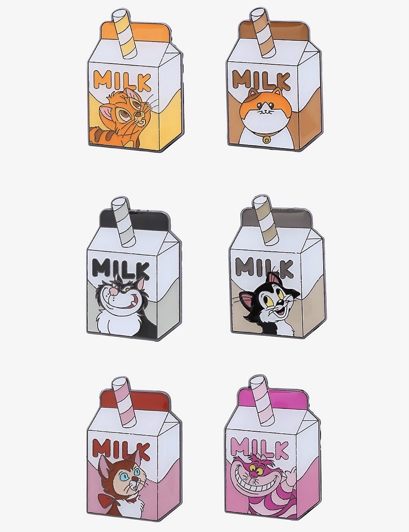 Disney Milk Cats Blind Box Pins at Hot Topic