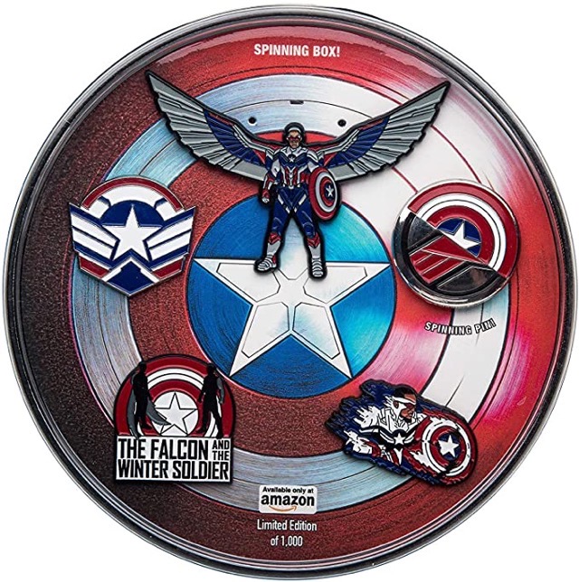 Marvel The Falcon and The Winter Soldier Pin Set at Amazon