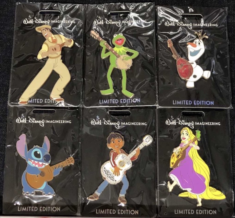 Disney Guitar WDI Pin Series