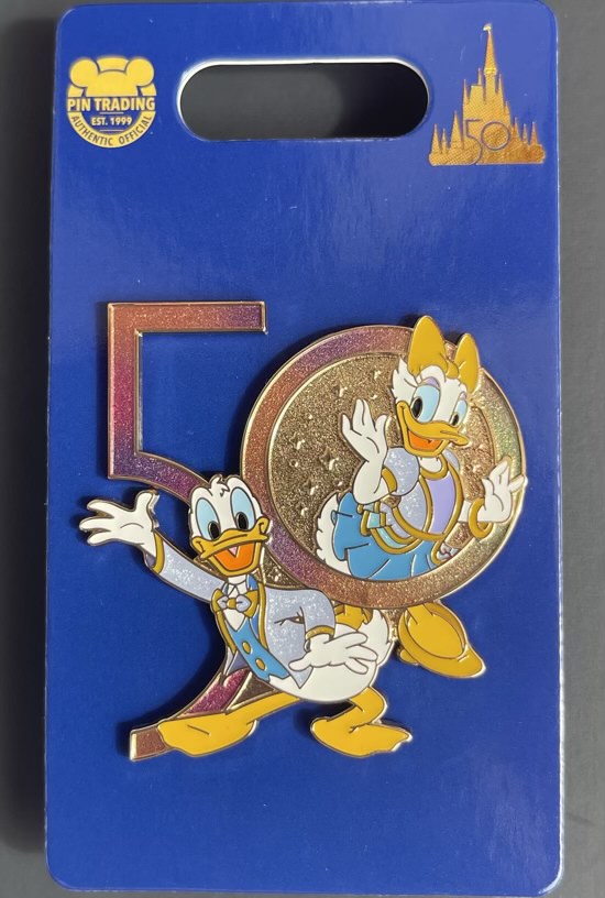 Donald & Daisy Walt Disney World 50th Pin