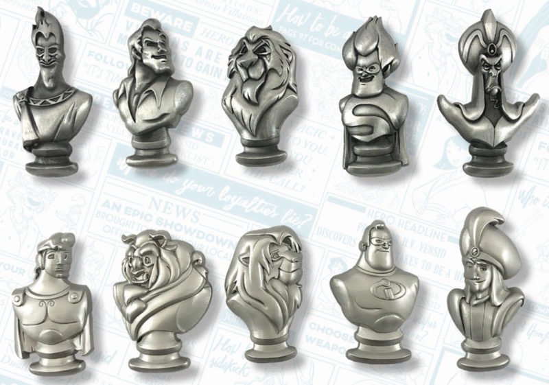 Hall of Sculpted Busts - Disney Heroes Vs. Villains Event