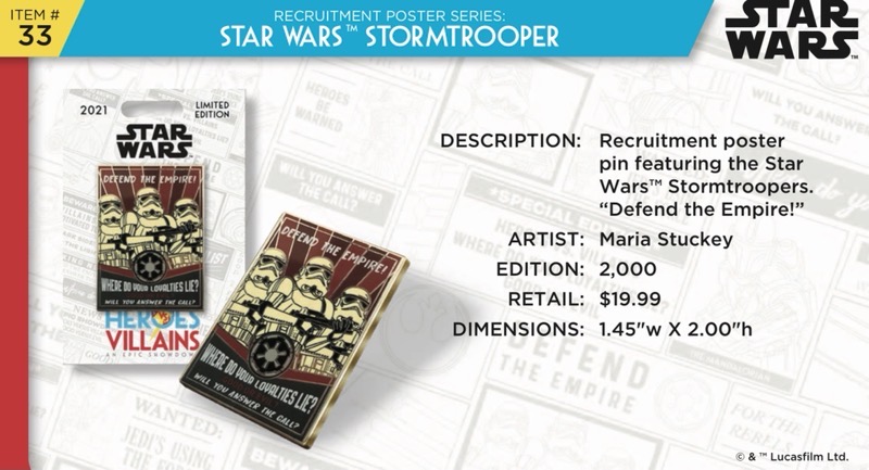 Stormtrooper Pin - Disney Heroes Vs. Villains Event