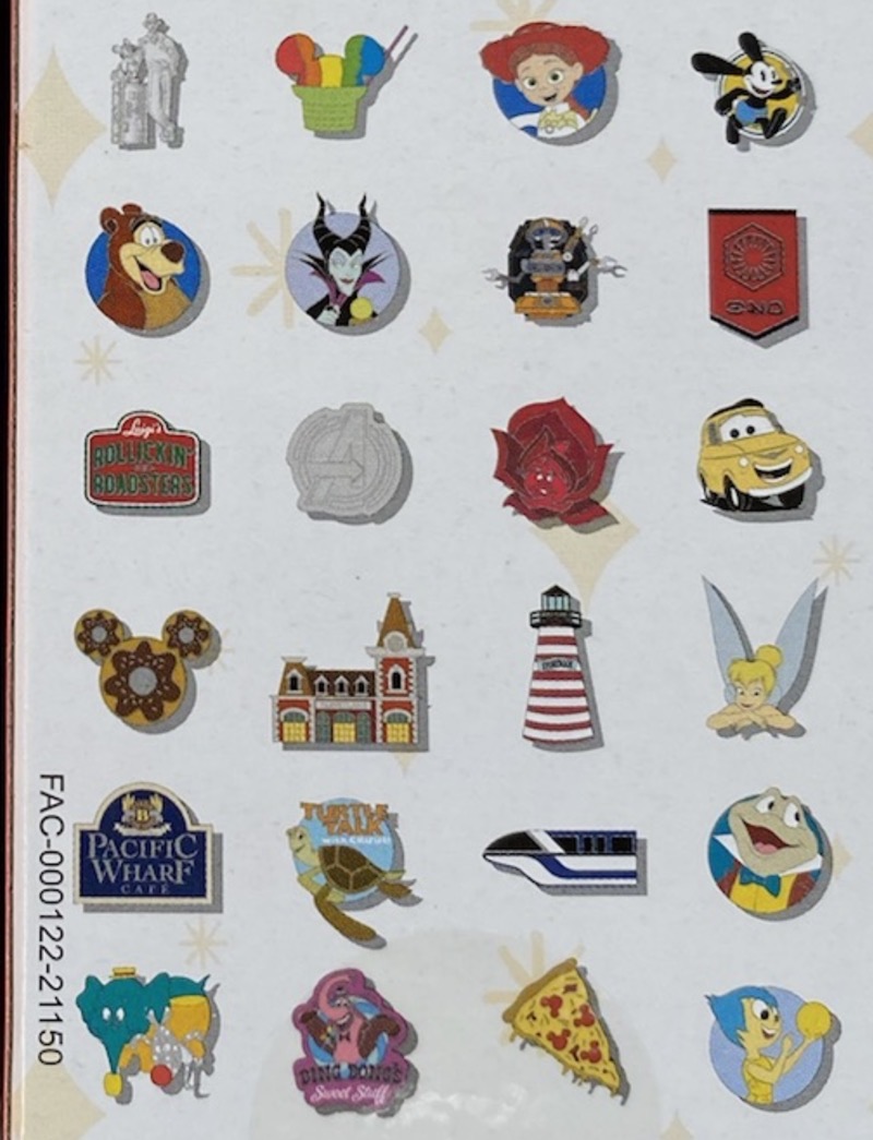Tiny Kingdom Disneyland Second Edition Series 3 Pins