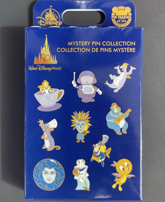 Walt Disney World 50th Anniversary Mystery Pin Set