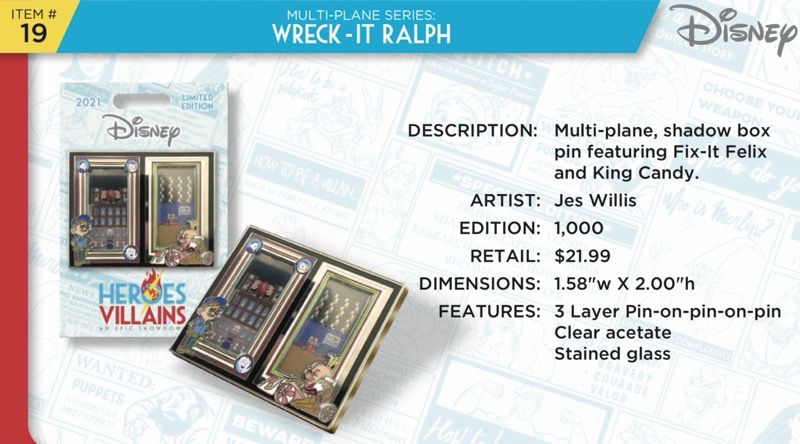 Wreck-It Ralph Pin - Disney Heroes Vs. Villains Event