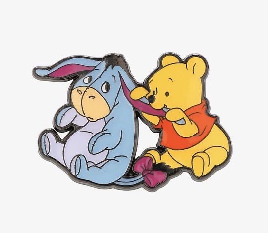 Baby Eeyore & Pooh Bear Bite Disney Pin at Hot Topic