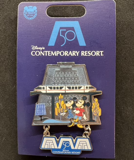 Disney’s Contemporary Resort 50th Anniversary Pin
