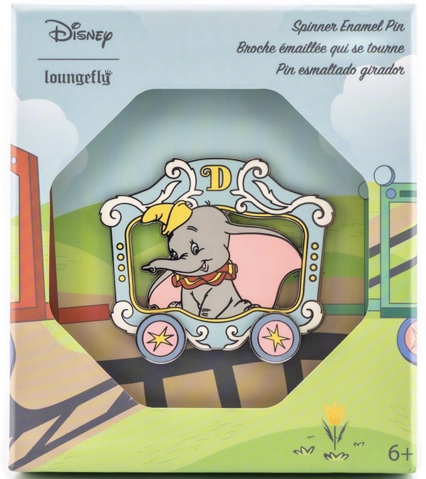 Dumbo Circus Spinner Limited Edition Loungefly Disney Pin