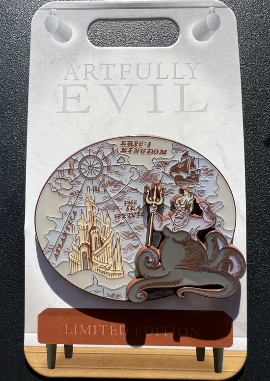 Ursula Artfully Evil Disney Pin