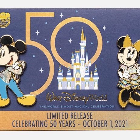 Walt Disney World 50th Anniversary Pin Trading Lanyard & Pouch