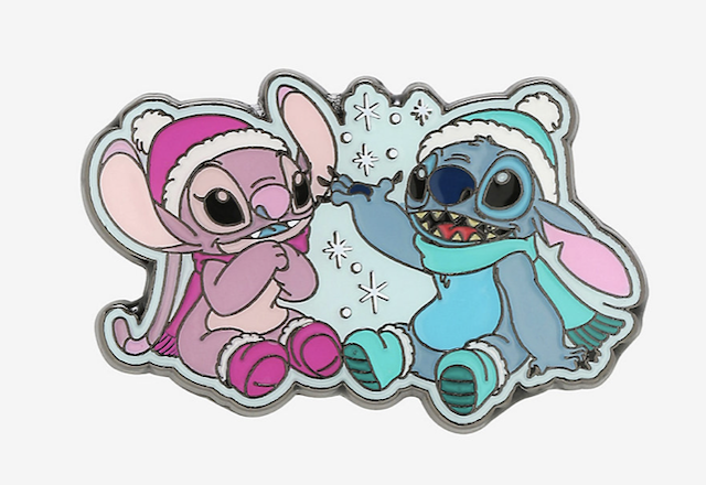 Lilo & Stitch Winter Angel & Stitch Disney Pin at Hot Topic - Disney Pins  Blog