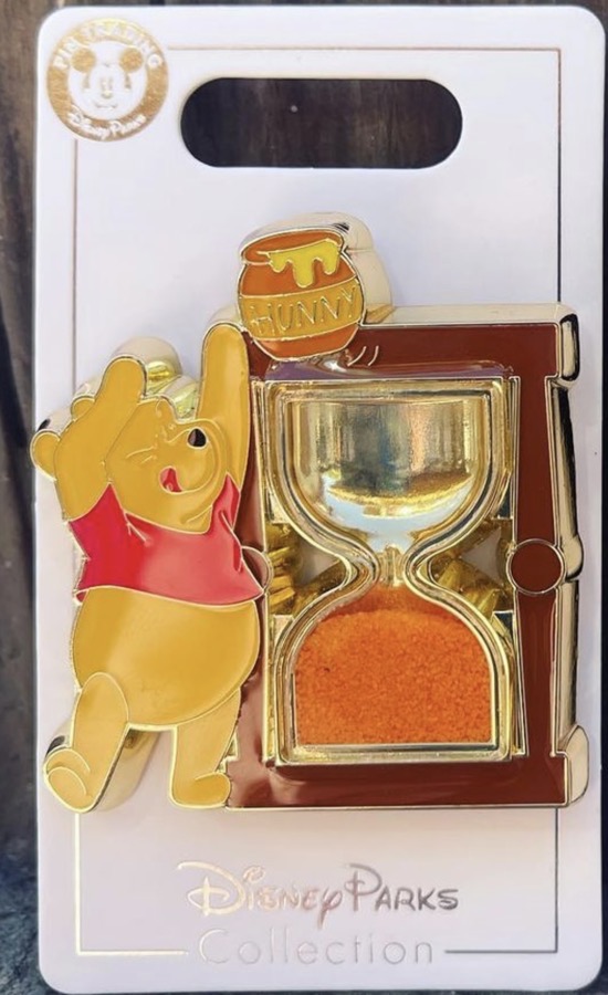 Pooh Hourglass Sand Timer Pin at Shanghai Disney Resort