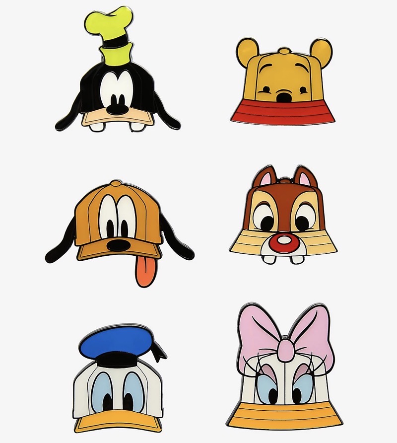 Disney Character Hats Blind Box Pin Set at Hot Topic - Disney Pins Blog