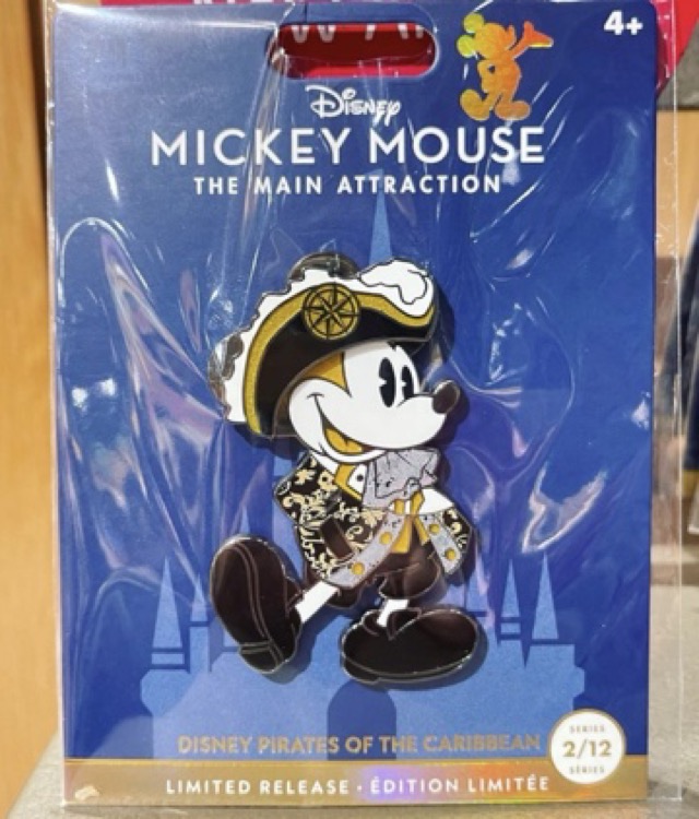 Pirates of the Caribbean Mickey Mouse The Main Attraction Disney Pin