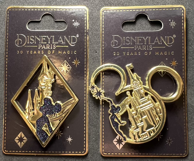 Disneyland Paris Castle 30th Anniversary Pin