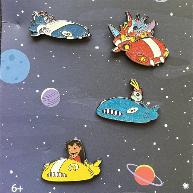 Lilo & Stitch Space Adventure Loungefly Set Pins