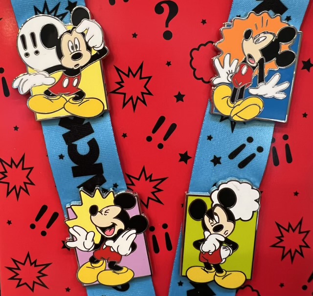 Mickey Mouse Pin Trading Starter Set Pins
