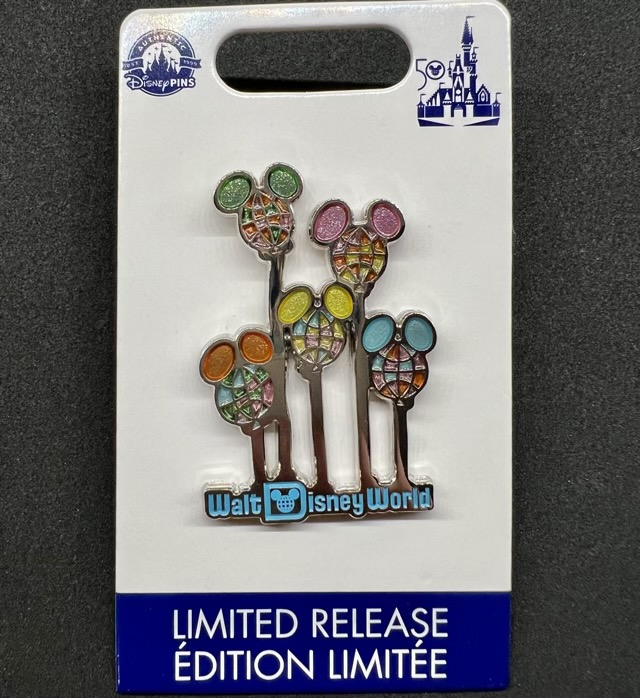 Retro Balloons WDW 50th Anniversary Vault Collection Pin