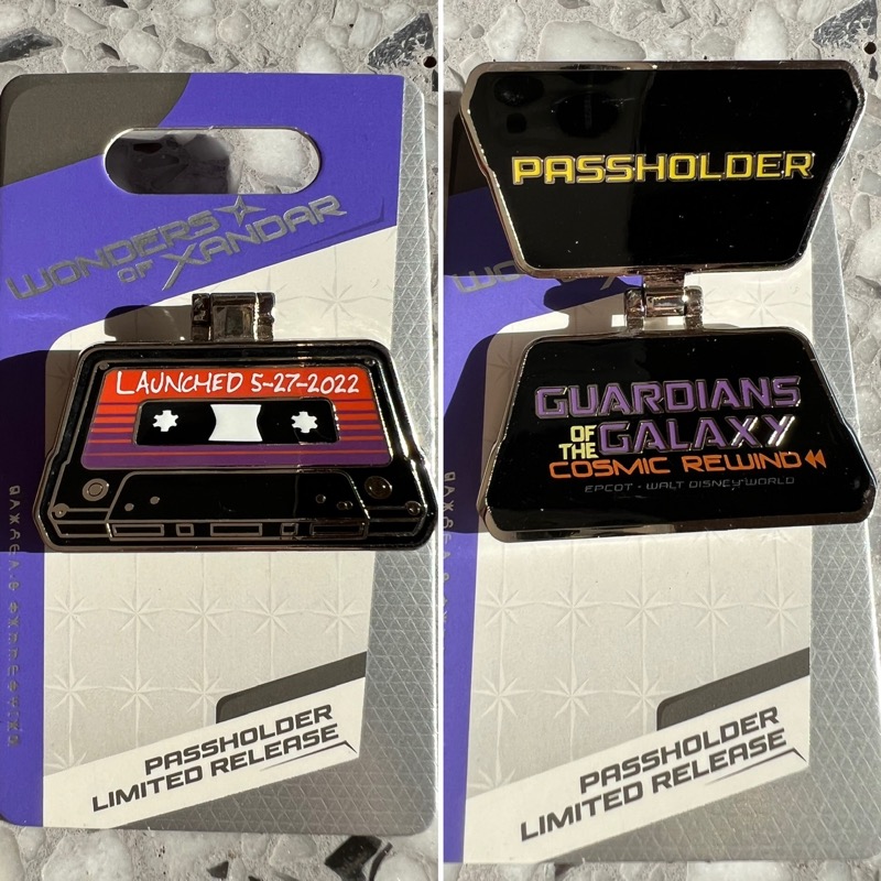 Cassette Tape Guardians of the Galaxy Cosmic Rewind Pin