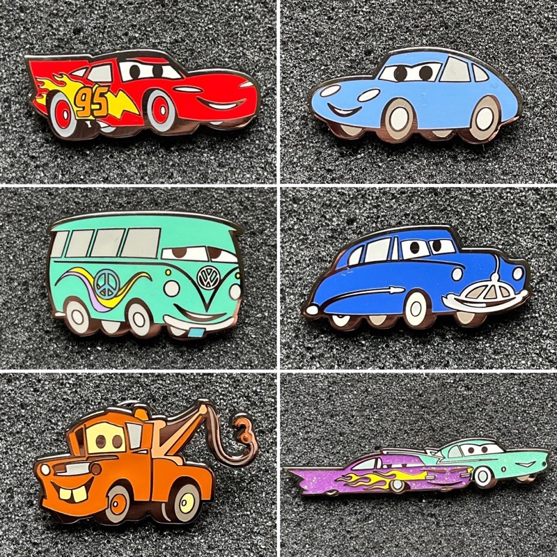 Disney Pixar Cars Loungefly Blind Box Pin Set
