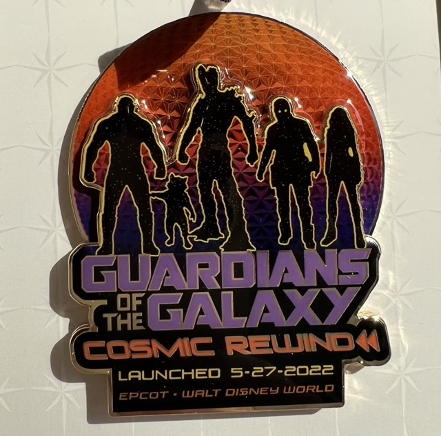 Guardians of the Galaxy Cosmic Rewind Opening Day Jumbo Pin