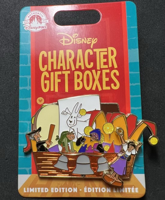 Hunchback of Notre Dame Character Gift Boxes Disney Pin