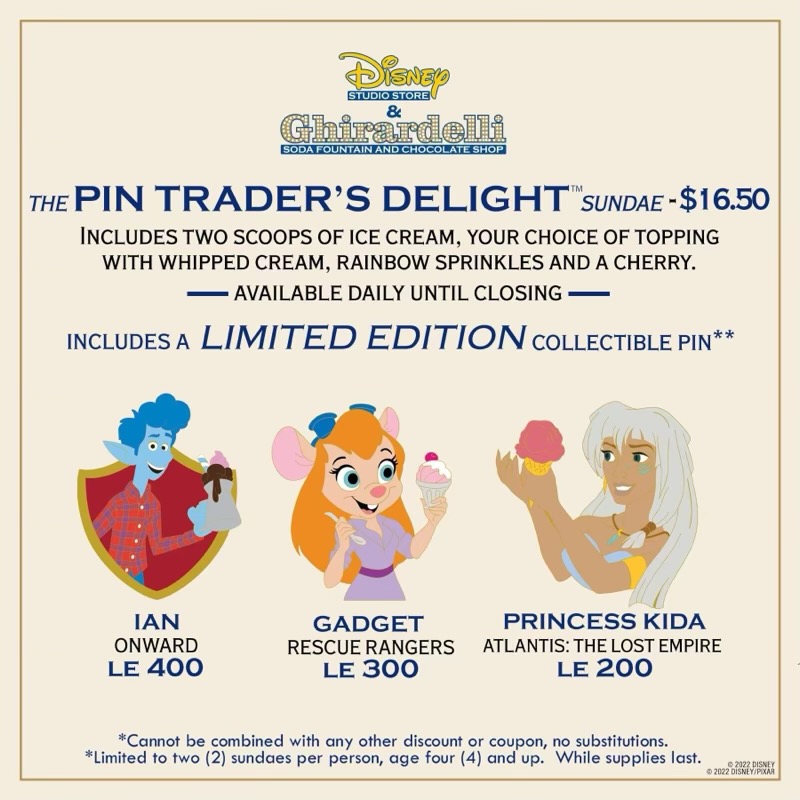Ian, Gadget & Princess Kida Pin Trader’s Delight – May 19, 2022