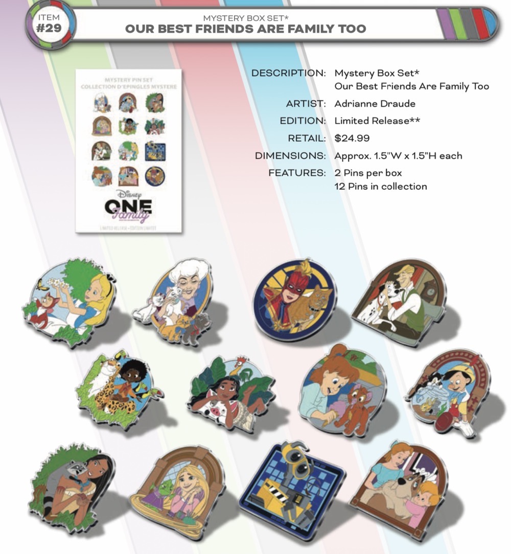 One Family 2022 Disney Pin Event Catalog - Disney Pins Blog