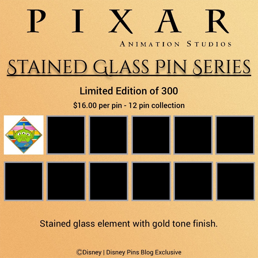 Pixar Stained Glass Pin Series – Disney Pins Blog Exclusive