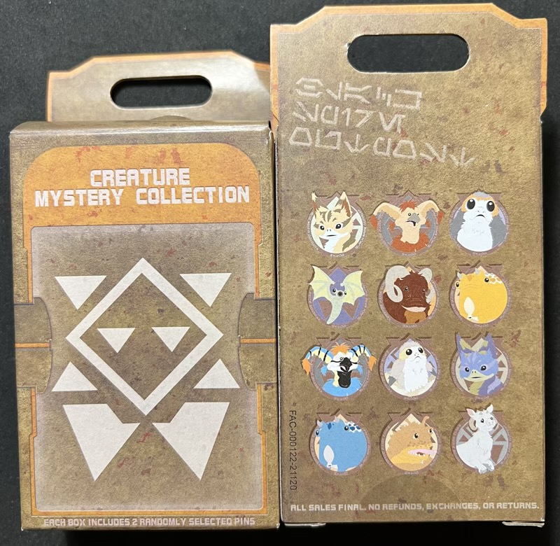 Star Wars Creatures Mystery Pin Collection at Disney Parks