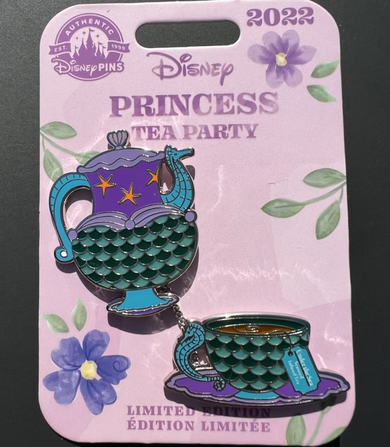 Ariel Disney Princess Tea Party Pin