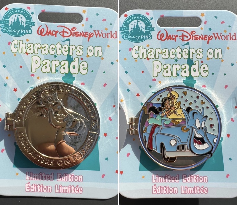 Genie Characters on Parade Disney Pin