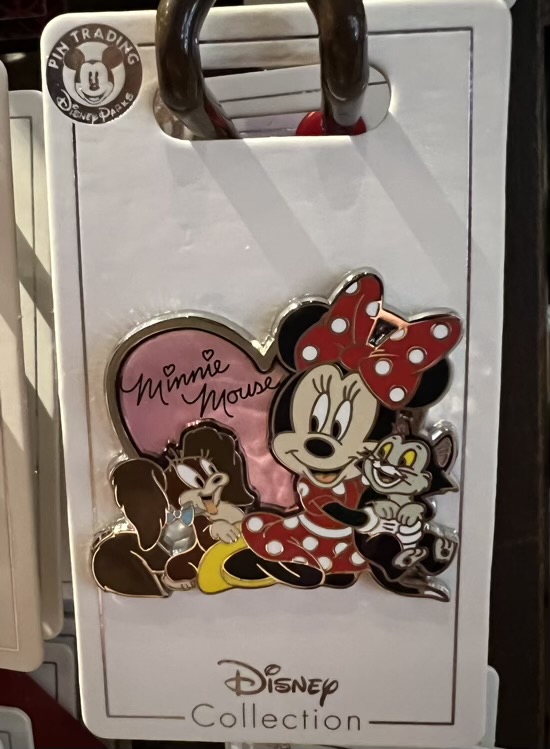 Minnie Mouse with Fifi & Figaro Disney Pin