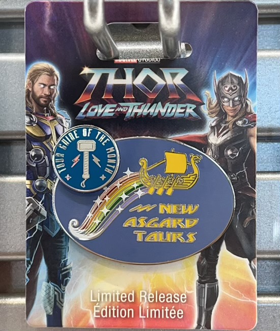 New Asgard Tours Thor Love and Thunder Marvel Pin