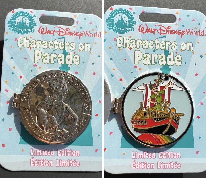 Peter Pan Characters on Parade Disney Pin