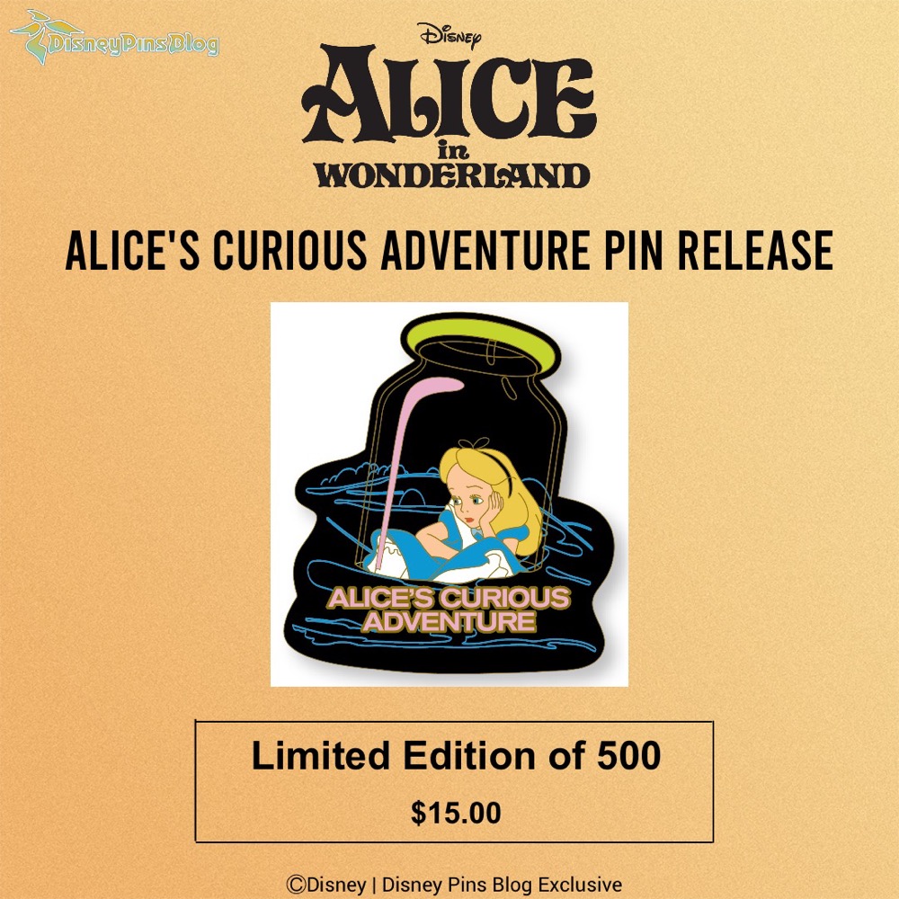 Alice’s Curious Adventure Pin Release – Disney Pins Blog Exclusive