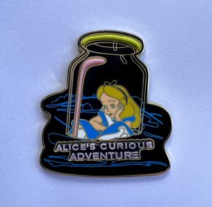 Alice’s Curious Adventure Pin – Disney Pins Blog