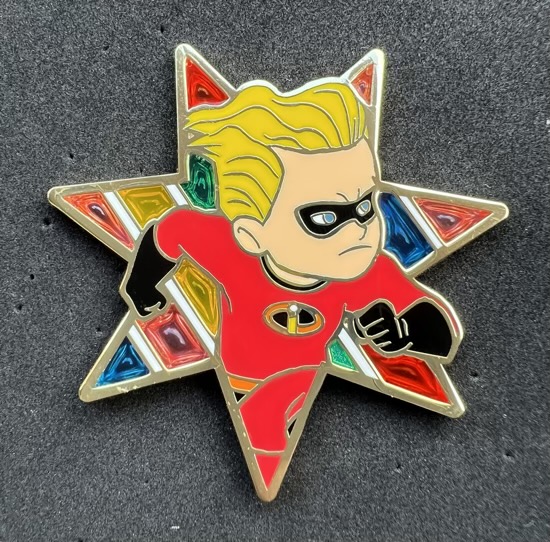 Dash Pixar Stained Glass Disney Pin – DPB Exclusive