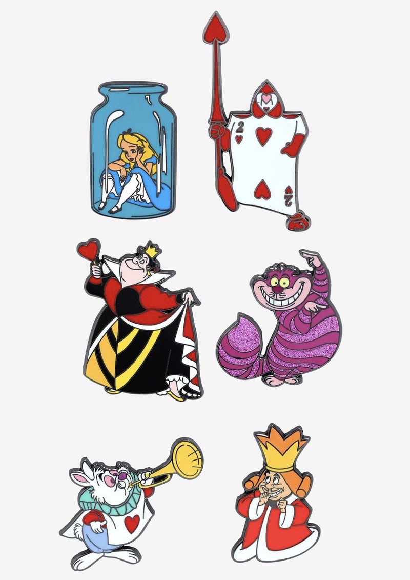 Alice in Wonderland Characters Blind Box Disney Pin Set at BoxLunch - Disney  Pins Blog