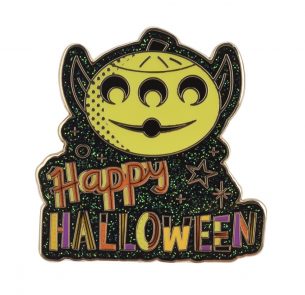 Alien Happy Halloween DPB Pin