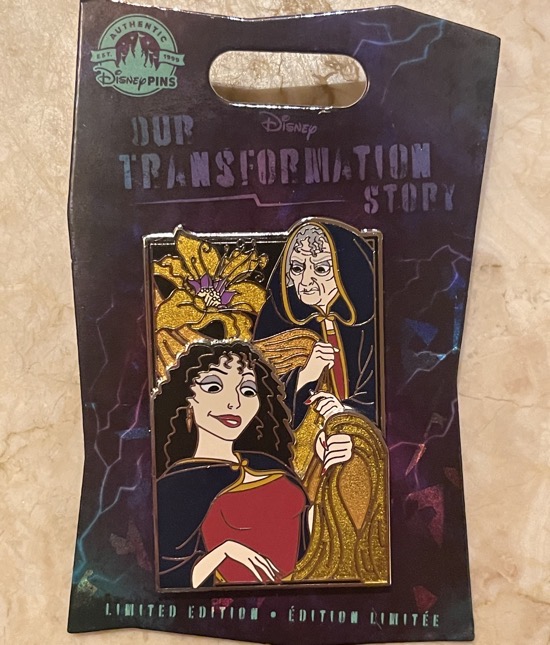 Mother Gothel Our Transformation Story Disney Pin