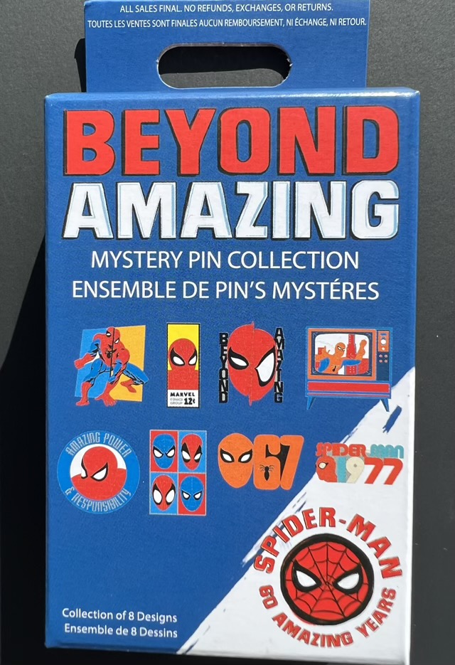 Spider-Man 60th Anniversary Mystery Pin Collection
