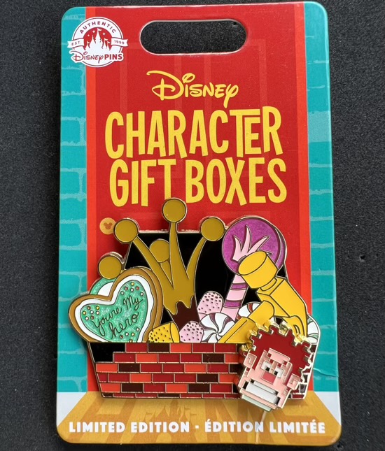 Wreck-It Ralph Character Gift Boxes Disney Pin