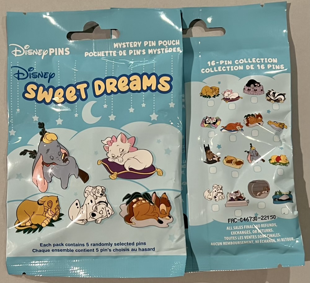 Disney Sweet Dreams Mystery Pin Pouch