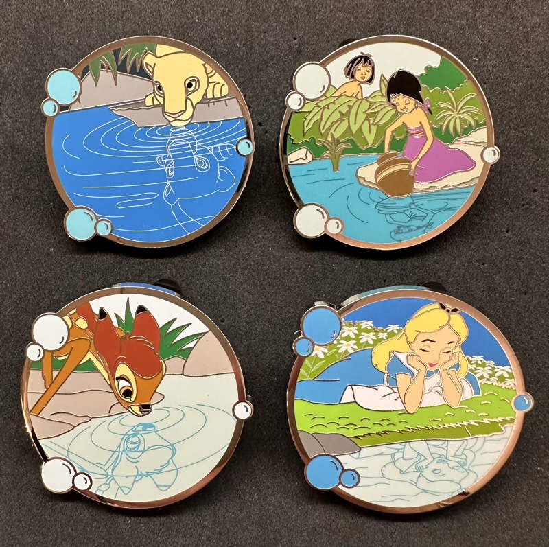 Disney Mystery Pin Set - Disney Character Reflections