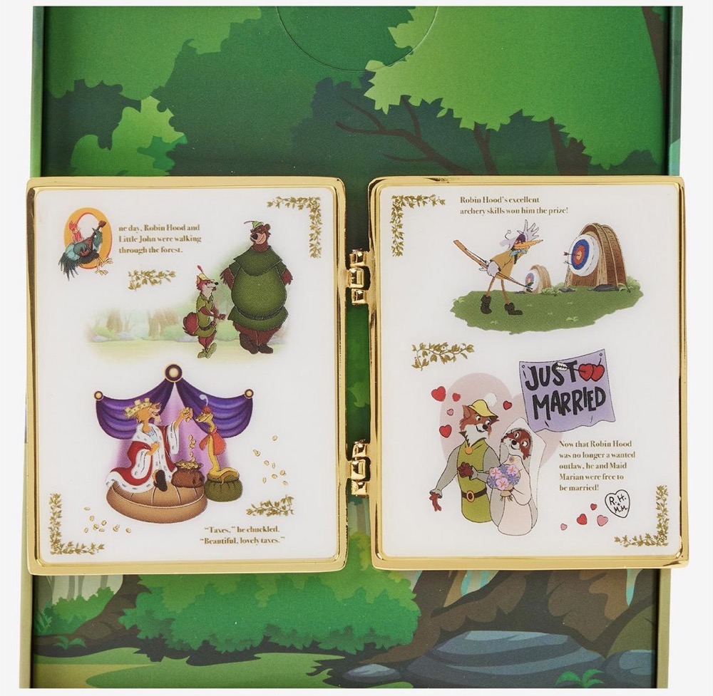 Robin Hood Classic Book Limited Edition Loungefly Disney Pin