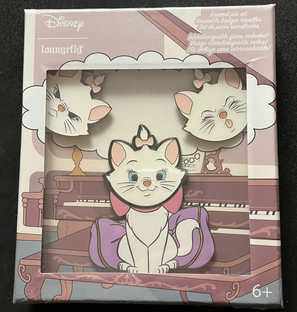 The Aristocats Marie Mixed Emotions Loungefly Pin Set - Disney Pins Blog